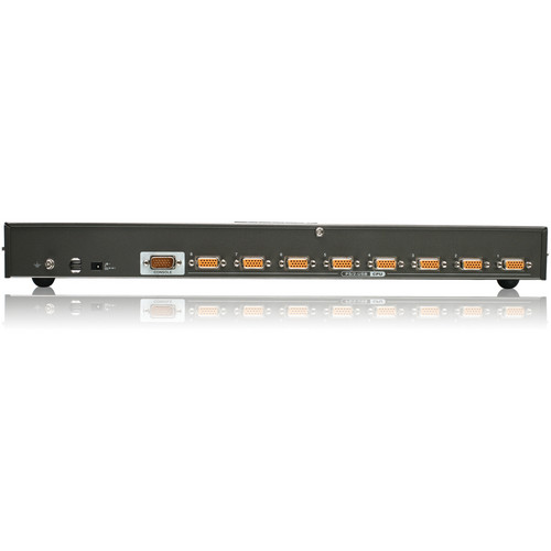 IOGEAR 8-Port USB PS/2 Combo KVM Switch Kit with Four PS/2 KVM Cables and Four USB KVM Cables