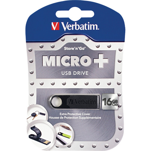 Verbatim 16GB Store 'n' Go Micro USB Drive Plus (Black)