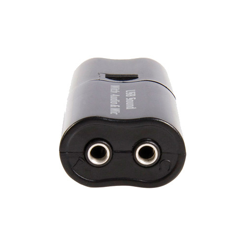StarTech USB Stereo Audio Adapter External Sound Card (Black)