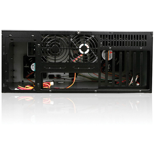 iStarUSA D-400S3 4U Ultra-Compact Rackmount Chassis (Black Bezel)