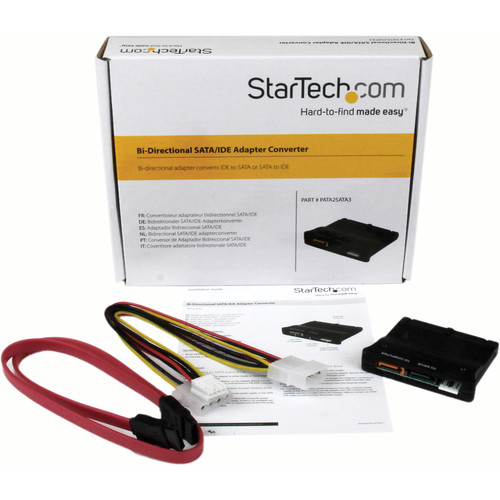 StarTech Bi-Directional SATA/IDE Adapter Converter (Black)