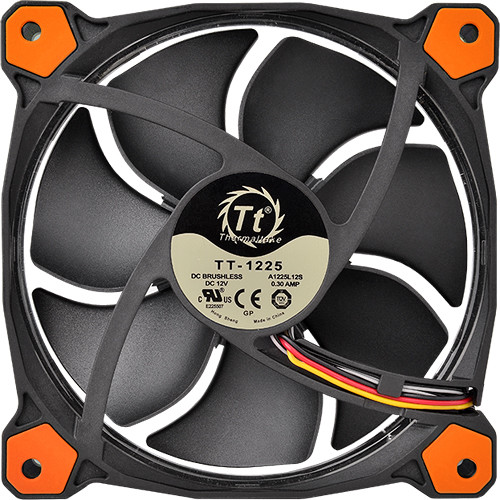 Thermaltake Riing 12 LED 120mm Radiator Fan (Orange)