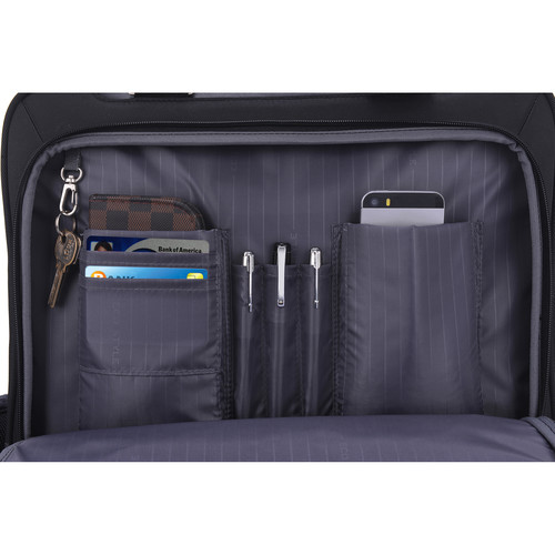ECO STYLE Tech Exec Rolling Case with iPad/Tablet Pocket for Up to 15.6