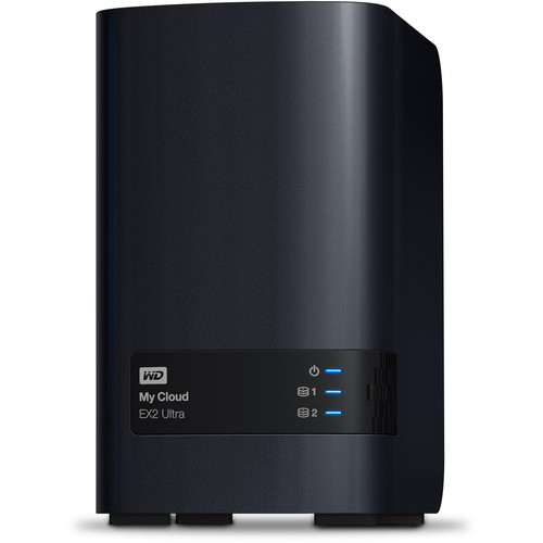 WD My Cloud Expert Series 12TB EX2 Ultra 2-Bay NAS Server (2 x 6TB)