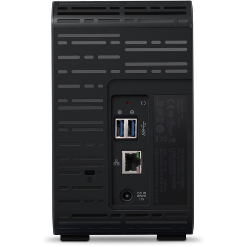 WD My Cloud Expert Series 12TB EX2 Ultra 2-Bay NAS Server (2 x 6TB)