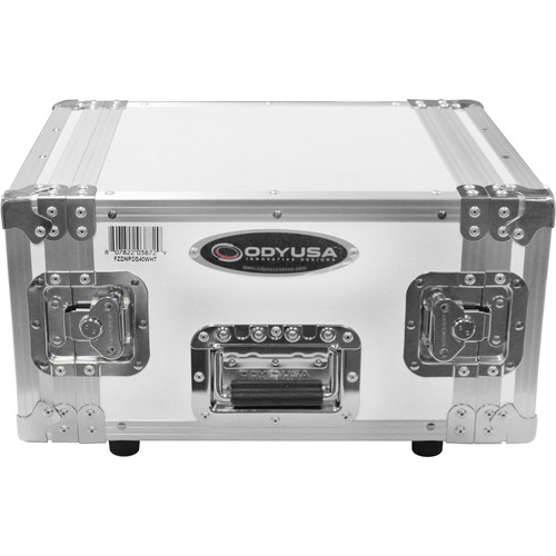 Odyssey Innovative Designs Special Edition Flight Zone DNP DS40 / DS80 Photo Booth Printer Case (White on Chrome)