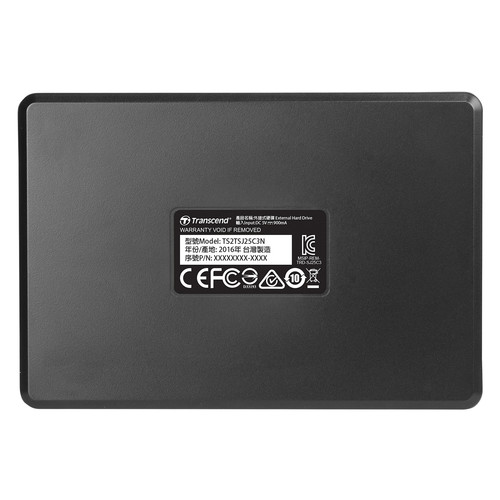 Transcend 2TB StoreJet 25C3 USB 3.0 External Hard Drive