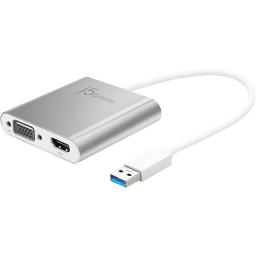 j5create USB 3.1 Gen 1 to HDMI/VGA Multi-Monitor Adapter