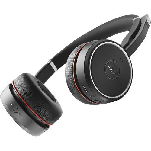Jabra Evolve 75 Headset with Charging Stand (Optimized for Unified Communication)