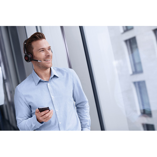 Jabra Evolve 75 Headset with Charging Stand (Optimized for Unified Communication)