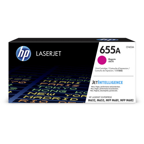 HP 655A LaserJet Enterprise Magenta Toner Cartridge