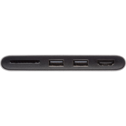 Moshi 2-Port USB 3.0 Type-C Multimedia Adapter Hub with HDMI Port and SDXC Card Reader
