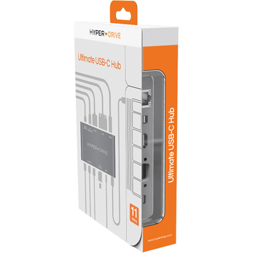 HYPER HyperDrive Ultimate 11 Port USB 3.0 Type-C Hub (Gray)