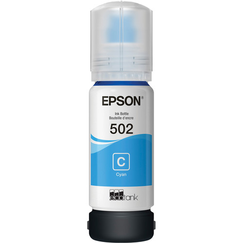 Epson T502 Cyan EcoTank Ink Bottle (70mL)