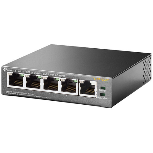 TP-Link TL-SF1005P 5-Port 10/100 Mb/s PoE-Compliant Unmanaged Switch