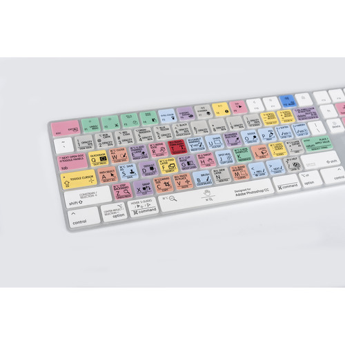 LogicKeyboard LogicSkin Adobe Photoshop CC Cover for Apple Magic Keyboard with Numeric Keypad (US English)