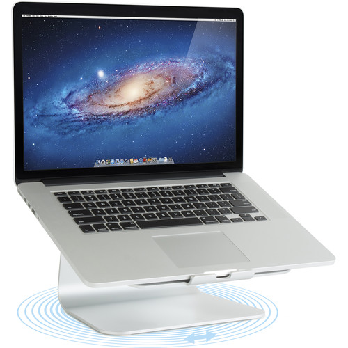 Rain Design mStand360 Laptop Stand with Swivel Base (Silver)