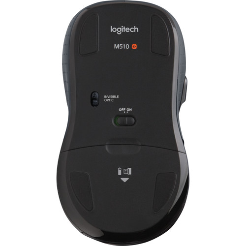 Logitech M510 Wireless Mouse (Black)