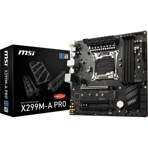 MSI X299M-A Pro LGA 2066 Micro-ATX Motherboard