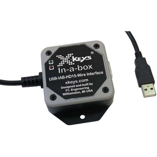 X-keys USB 14-Input HD15/3.5mm Wire Interface