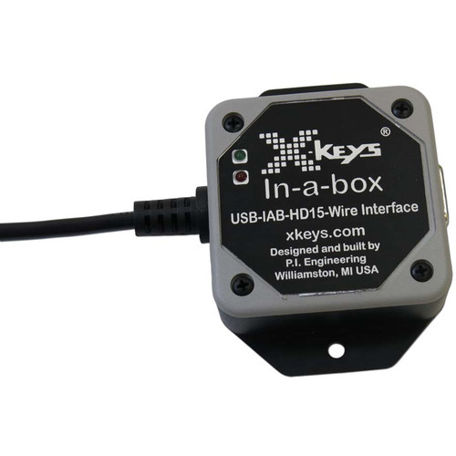 X-keys USB 14-Input HD15/3.5mm Wire Interface