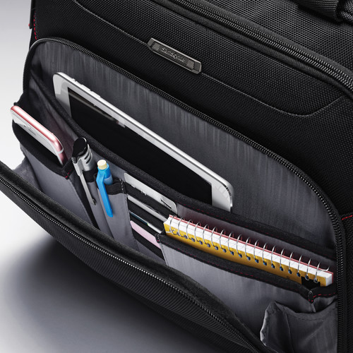 Samsonite Xenon 3.0 Two-Gusset Toploader Briefcase (Black)