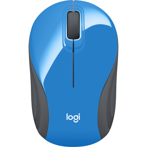 Logitech M187 Wireless Ultra Portable Mouse (Blue)
