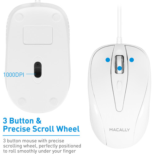 Macally TURBO Wired Mouse