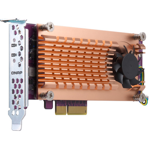 QNAP Quad M.2 2280 PCIe Gen3 x8 NVMe SSD Expansion Card