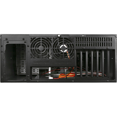 iStarUSA D Storm Series 4U Compact Stylish Rackmountable Chassis (Silver Bezel)