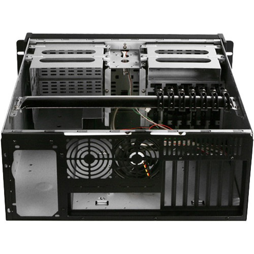 iStarUSA D Storm Series 4U Compact Stylish Rackmountable Chassis (Silver Bezel)