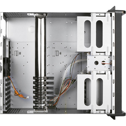 iStarUSA D Storm Series 4U Compact Stylish Rackmountable Chassis (Silver Bezel)