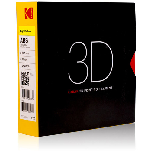 Kodak 2.85mm ABS Filament (750g, Light Yellow)