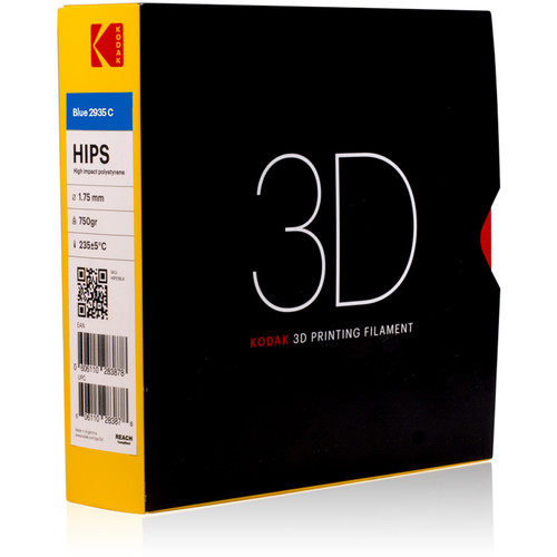Kodak 1.75mm HIPS Filament (750g, Black)