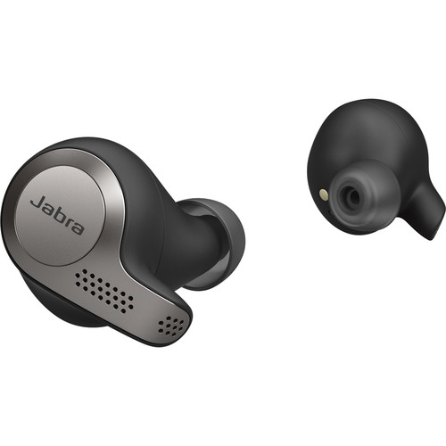 Jabra Evolve 65t UC Wireless Earbuds (Titanium Black)