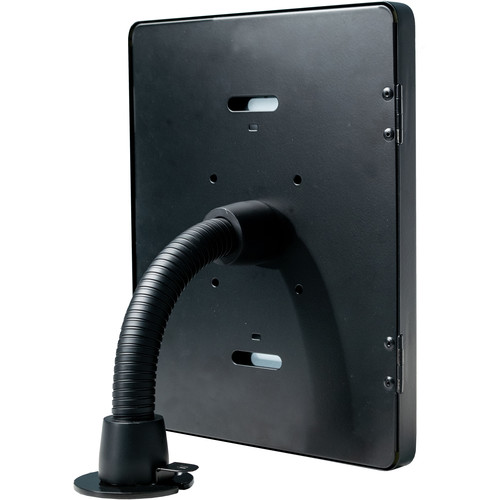 CTA Digital Premium Security Kiosk Stand with Gooseneck Tabletop Mount (Black)