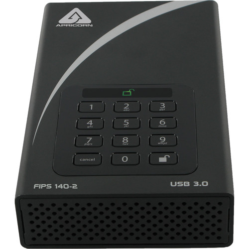 Apricorn 14TB Aegis Padlock DT FIPS 140-2 Level 2-Validated External Desktop Drive