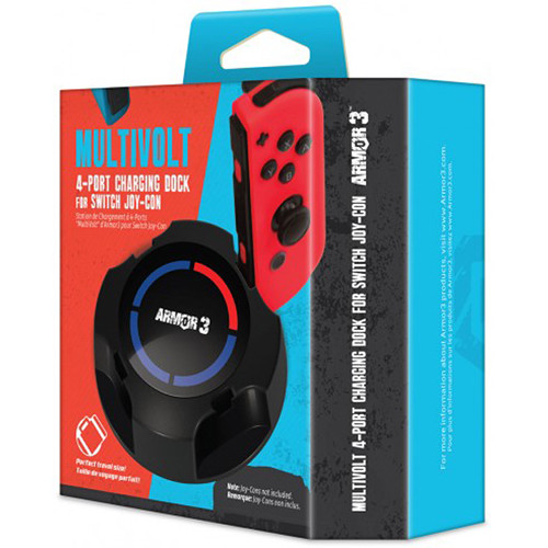 HYPERKIN Armor3 MultiVolt 4-Port Charging Dock for Nintendo Switch Joy-Con