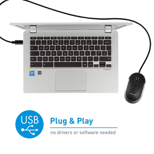 Macally USB Type-C Optical Mouse