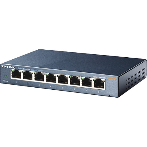 TP-Link TL-SG108 8-Port 10/100/1000 Mb/s Desktop Switch