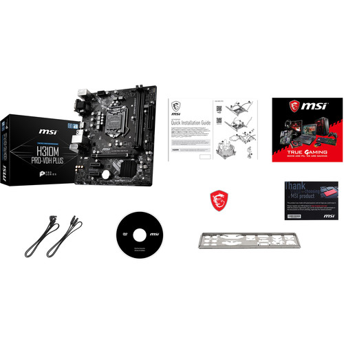 MSI H310M PRO-VDH PLUS LGA 1151 Micro-ATX Motherboard