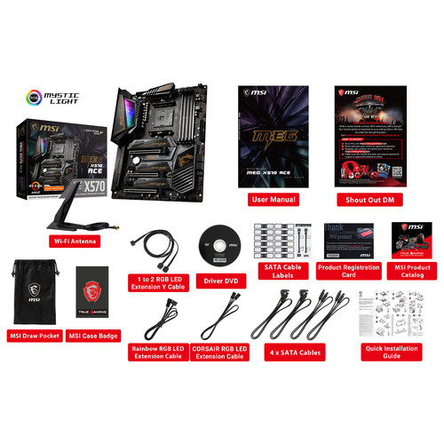 MSI MEG X570 ACE AM4 ATX Motherboard