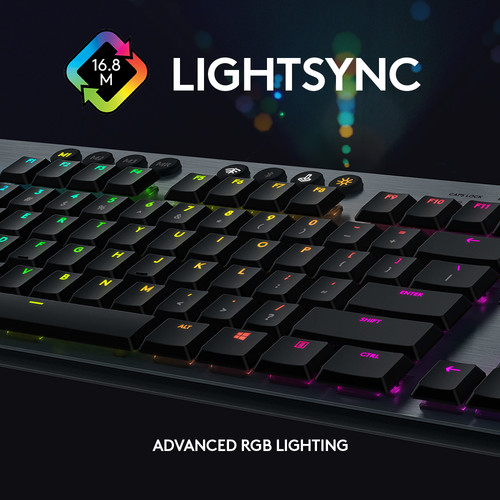 Logitech G G815 LIGHTSYNC RGB Mechanical Gaming Keyboard (GL Clicky)