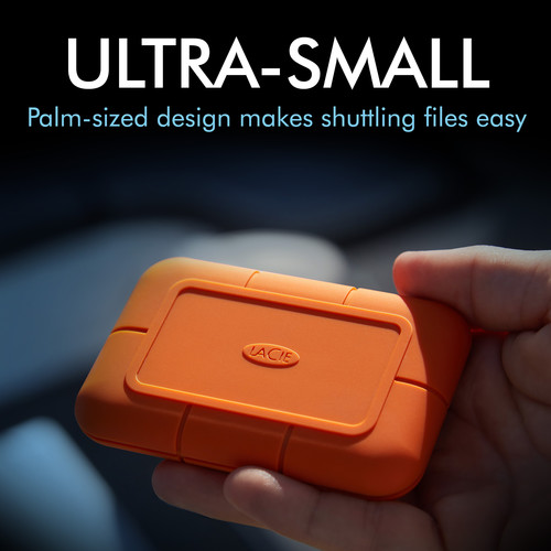 LaCie 2TB Rugged USB 3.2 Gen 2 Type-C External SSD