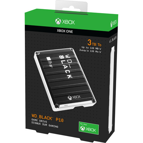 WD 3TB WD_BLACK P10 Game Drive for Xbox One