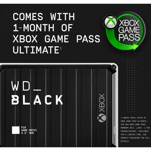 WD 3TB WD_BLACK P10 Game Drive for Xbox One