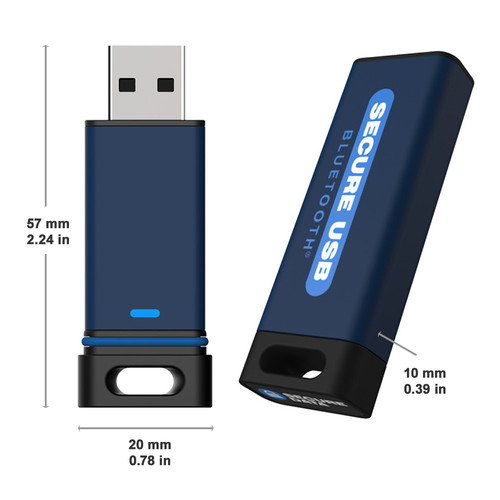 SecureData SecureUSB BT 64GB Hardware Encrypted Flash Drive