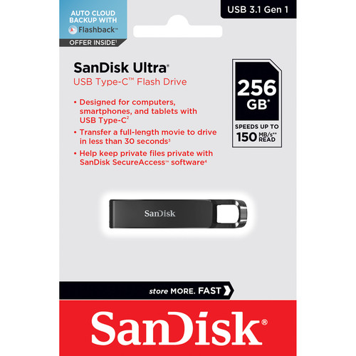 SanDisk 256GB Ultra USB Type-C Flash Drive