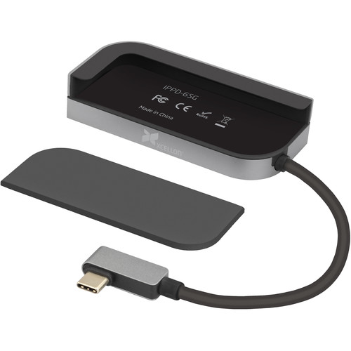 Xcellon 6-in-1 Multiport USB Type-C Docking Station for 10.9, 11 & 12.9" iPad Air and Pro (Space Gray)