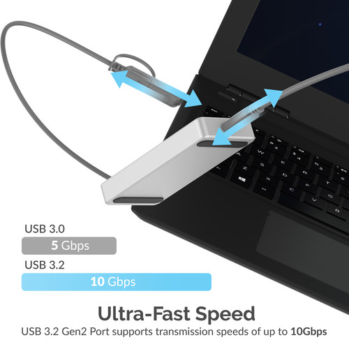 Sabrent Rocket Pro 1TB USB 3.2 Gen 2 Type-C Portable Aluminum SSD